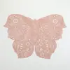 Porta-copos de PVC Cortado Cor Rose Gold Multilado de Forma Especial Estilo Europeu Porta-copos Ocidental Base para Tigela Base para Prato Porta-copos Decorativo para Restaurante