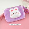 Linda Caricatura Peluche Monedero Color Caramelo Mini Suave Lindo Bolsa para Guardar Monedas Estudiante Portátil Bolsa para Audífonos Al por Mayor