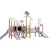 Tobogán Combinado Infantil para Jardín de Infancia Hecho de Materiales Compuestos, Seguro y Divertido Diseño en Forma de Flor, Instalaciones de Juego para Interiores y Exteriores