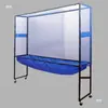 Rede de tênis de mesa, rede de coleta de bolas de piso, suporte para múltiplas bolas, rede de recolhimento de bolas, rede de coleta de bolas móvel