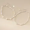 Plata de Ley S925 Fresco y Dulce Estilo Ins Perla Swarovski Nacional Cielo Estrellado Súper Brillante Pulsera Apilable S8125