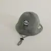 Gorro de Bebé Primavera y Otoño Ins Estilo Coreano Versátil Casual Panda de Bebé Sombrero Cubo Dibujo Animado Bebé Sombrero de Pescador