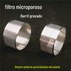 Nova válvula solenóide de aço inoxidável válvula de admissão microporosa cartucho de filtro gravado soldagem por corrosão filtro atacado