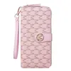 Cartera Larga Simple Transfronteriza para Mujer de Alta Gama 2025 Moda Múltiples Ranuras para Tarjetas Bolso de Mano Cartera con Cremallera de Letras para Mujer