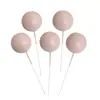 Decoración para Pastel de Venta Caliente Transfronteriza Bola de Espuma Pastel DIY Enchufe 20 Piezas por Set