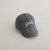 Gorra de Béisbol para Niña Estilo Retro Japonés y Coreano Moda Bordada con Lazo Sombrero Protector Solar Gorra de Algodón Lavado de Comercio Exterior