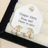 Brincos de Cereja Modernos Novos em Zircônia Estilo Coreano para Mulheres, Brincos de Design Popular Personalizados, Brincos da Moda de Celebridade da Internet