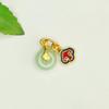 Aiyu Cobre Banhado a Ouro Esmalte Pingente da Paz Acessórios Pulseira Peças DIY Fabricante Atacado S3102713
