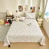 Cobre-leito Modal Tencel Coreano Dupla Face Peça Única Refrescante de Verão Lyocell Tatami Cobre-leito Lavado com Areia Conjunto de Três Peças