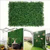 La Decoración de Pared de Plantas Verdes Simuladas Más Popular de Teum Pared de Plantas Falsas Artificiales Fondo de Pared de Flores Césped Artificial Decoración de Césped