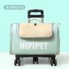 Bolsa para Gato con Carrito Caja para Salidas Mochila Portátil de Gran Capacidad Plegable Portátil Bolso de Hombro Único para Perro Expansión Bolsa para Mascotas