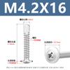 Tornillos Autorroscantes de Acero Inoxidable 410 con Cabeza de Arandela, Ranura de Cruz y Cabeza de Cola de Milano M4.2-M4.8 Tornillos Autorroscantes