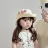 Bonito Sombrero de Pescador para Bebé Niña Gato, Delgado de Primavera y Verano, Secado Rápido, Transpirable, Protección Solar, Ala Ancha