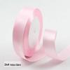 Fita de Cetim 2cm Fita Vermelha Fita de Flor Rosa Fita para Embalagem de Presente Laços para Decoração de Bolo de Casamento Acessórios Fita