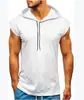 2021 Nuevo AliExpress Amazon ebay Chaleco Deportivo de Fitness sin Mangas para Hombre con Cordón y Capucha Hombre