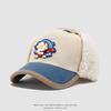 Gorra de Béisbol de Dibujos Animados para Niños con Protección para los Oídos, Gorro Lei Feng Cálido, Gorro Grueso a Prueba de Viento Estilo Noreste de Dibujos Animados, Gorra de Pato para Bebé