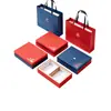 Sacolas de Presente de Luxo, Sacolas de Embalagem Universais Personalizadas para Compras de Roupas e Acessórios, Impressão de Logotipo Feita Sob Medida, Sacolas de Papel Espessadas