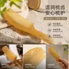 Peine para el cabello de plástico de goma flexible con forma de media luna tallada por ambos lados, adecuado para el peinado diario tanto para hombres como para mujeres, peine portátil para uso doméstico
