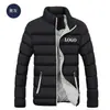 Casaco Acolchoado de Algodão Masculino Espesso Solto Casual Tendência Marca Inverno Versátil Bonito Quente Casaco Acolchoado de Algodão