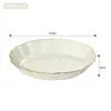Platos de plástico de estilo sencillo para uso doméstico, platos de postre para sala de estar y mesa de comedor, bandejas para guardar bocadillos, platos de frutas en varios colores