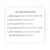 Patch de Reparo Transparente de TPU, Patch de Reparo de Vazamento para Produtos Infláveis, Cola para Patch de Reparo Impermeável de Barraca, Cola para Reparo de Boia