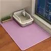Alfombrilla para arenero de gato extragrande para generación transfronteriza de temu, caja de arena para gatos anti-sacar, alfombrilla anti-salpicaduras, filtro de doble capa, control de fugas, alfombrilla de arena