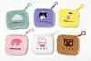 Monedero de Peluche Sanrio con Forma de Corazón de Dibujos Animados Llavero de Muñeca Bordada Lindo para Bolsos de Niñas Almacenamiento de Monedas Sentimental