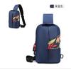 2023 transfronteiriça nova bolsa de peito masculina moda estampada ao ar livre lazer esportes bolsa de ombro grande capacidade bolsa mensageiro