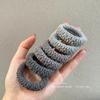 Faixa de Cabelo Dopamina 2024 Novos Acessórios de Cabelo Elegantes para Mulheres Rabo de Cavalo Alto Elástico Alto e Durável Corda de Cabelo Faixa de Cabelo Infantil