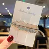 Horquilla de Perlas Popular para Adultos y Niñas Tocado Simple de Hoja Estrella de Mar Pinza Superior Pinza para el Cabello Pinza Lateral Versátil