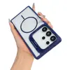 Capa de celular magnética fina com suporte de lente dois em um para Samsung S25ULTRA moda S23FE suporte S24/S25