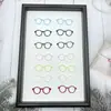 Gafas Huecas de Plástico Simuladas Accesorios DIY Juguetes para Niños Accesorios para Muñecos de Peluche Venta al por Mayor en Stock