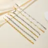Pulsera de Trébol de Cuatro Hojas de la Suerte Hecha a Mano Minimalista Europea y Americana con Cierre de Langosta, Estilo de Lujo Ligero de Nicho, Joyería Versátil de Amistad