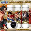 Taza Térmica Haixu con Pantalla Digital Inteligente, Taza Bidimensional de Acero Inoxidable, Taza de Agua para Estudiantes de Anime