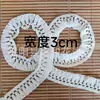 Acessórios de Renda com Franjas para Roupas, Materiais para Sapatos, Pingentes, Franjas Penduradas, Pingentes de Algodão, Pingentes de 2cm, Acessórios de Pingentes Branco Natural