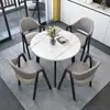 Mesa y sillas de negociación juego cafetería tienda de té de leche mesa casual mesa y sillas de comedor para apartamento pequeño recepción de tienda mesa redonda pequeña