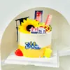 Decoración para Pastel Temporada de Graduación 2025 Sombrero Doctoral Juvenil Inacabado Girasol Lista Dorada Enchufe Decorativo para Hornear