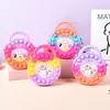 Bolsa de Silicona al por Mayor Bolso Cruzado para Niñas Almacenamiento Billetera para Monedas Alivio del Estrés Infantil Bolsa Tote de Hombro con Burbujas Bolsa de Almacenamiento Regalo