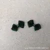 Pinza para el pelo de niña estilo hada linda, par de mini lazos de seda verde oscuro, pinza lateral, pinza para flequillo