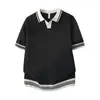 Camiseta Polo de Punto Fresco 2026 para Hombre, Camisa Polo de Cuello Solapa en Color de Contraste, Corte Ajustado con Textura de Punto