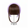 Franja Mini, Franja com Efeito Leve (Air Bangs), Franja Falsa, Franja Realista para Mulheres, Aplique de Cabelo com Franja Fina