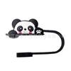 Comercio electrónico transfronterizo caricatura lindo panda tapa de goma para popote 8mm10mm a prueba de polvo joya para popote tubo recto joyería diy