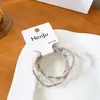 Elegante y hermosa liga para el cabello de malla para mujer, alta elasticidad, no daña el cabello