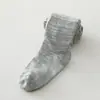 Medias de Bebé Verano Finas Rayadas de Malla Transpirables Calcetines de Una Pieza para Niños Medias de Capa Base para Bebés Niños Pequeños