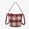Nuevos Bolsos Primavera y Verano 2025 Estilo Chinoiserie Rojo Tipo Cubo Bolso de Boda Bolso para Novia Las Mujeres Pueden Usar Diariamente