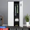 Gabinete de Archivo Desmontable de Acero Gris y Blanco Gabinete de Documentos de Oficina Gabinete de Archivo de Vouchers Taquilla Metálica de Lado Angosto con Cerradura