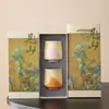 Ciudad Prohibida Wen Chuang Juego de Tazas de Té de Cerámica Cambio de Horno Cuatro Colores Taza de Té Maestro Taza de Reunión Anual Festival Ceremonia de Acompañamiento Venta al por Mayor de Fábrica