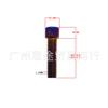 Tornillo de Fijación de Espejo Retrovisor Tornillo de Cabeza Hexagonal Tornillo de Titanio Quemado M8 M10 Motocicleta Modificada Accesorios de Tornillo Azul Quemado