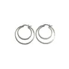 Colección de Pendientes de Plata de Ley 925 Kaiming para Mujer, Pendientes de Aro Hechos a Mano de Alta Gama de Lujo Ligero Estilo Coreano, Accesorios Versátiles Estilo Ins