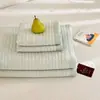Capa de Cama Dupla Face em Modal Tencel Estilo Desenho Animado Coreano Conjunto de Três Peças com Acolchoado Xadrez de Seda Refrescante para Tatame e Cama de Solteiro